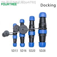 【CW】ஐ  IP68 Docking Wire Cable Connection SD13 SD16 SD20 SD28 Male Plug   Female Socket Aviation Outdoor