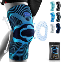 NEENCA Knee Brace Pack of 2,Knee Compression Sleeve Support with Patella Gel Pad &amp; Side Spring Stabilizers, Knee Protector for Running,Meniscus Tear,Arthritis,Joint Pain Relief,ACL,Injury Recovery