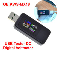 KWS-MX18 USB DC Digital Voltmeter Current Voltage Charger เครื่องตรวจจับความจุ Ammeter แบตเตอรี่ Tester Meter