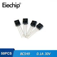 50ชิ้น/ล็อตทรานซิสเตอร์ BC549 TO-92 0.1A 30V PNP ใหม่ดั้งเดิม