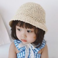 【CC】 Korean Baby Boy Hats Crochet Children Cap Beach Outdoor Hat