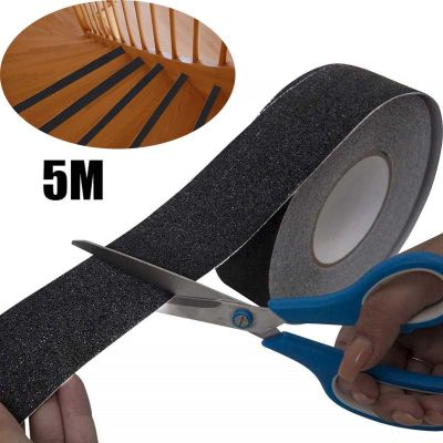 2.5x5M/5x5M Non Slip Safety Grip Tape Indoor/Outdoor High Friction  Anti-Slip Stickers Strong Safety Traction Tape Stairs Floor Adhesives  Tape
