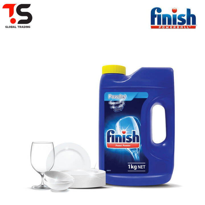 Finish Power Dishwashing Powder 1kg Lazada