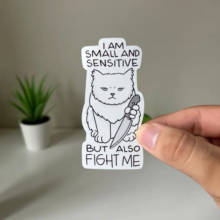 Knife Cat Waterproof Solo Sticker | Lazada PH