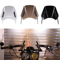 Universal Retro Motorbike Windshield Deflector 5-7 for Cafe Racer Royal Enfield CB650R CB500X NC750X Z750 Leoncino 500 MT07