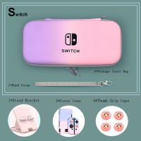 Ns Switch Accessories Kit For Nintendo Switch Console Storage Carry Bag Stand Bracket Holder Joypad Shell Back Cover Thumb Grips Cases Covers