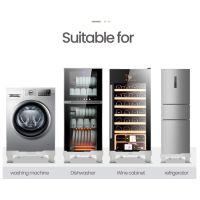 Washing Machine Stand Adjustable Refrigerator Raised Base Mobile Roller Bracket Wheel Bathroom Kitchen Accessories