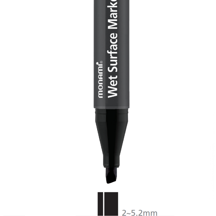 monami-wet-surface-marker-permanent-maker-571-chisel-2-5-2-mm-black-ปากกามาร์คเกอร์หัวตัด