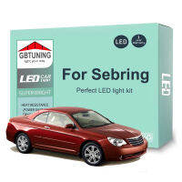 LED ภายในหลอดไฟชุดสำหรับไครสเลอร์ Sebring 1995-2005 2006 2007 2008 2009 2010รถอ่านโดมลำต้นยานพาหนะโคมไฟ C An BUS