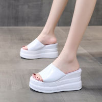 Women Slippers Female Shoes Rubber Beach Slippers For Women Ladies High Platform Flip Flops Red Slides 2022 Summer Shoes Woman