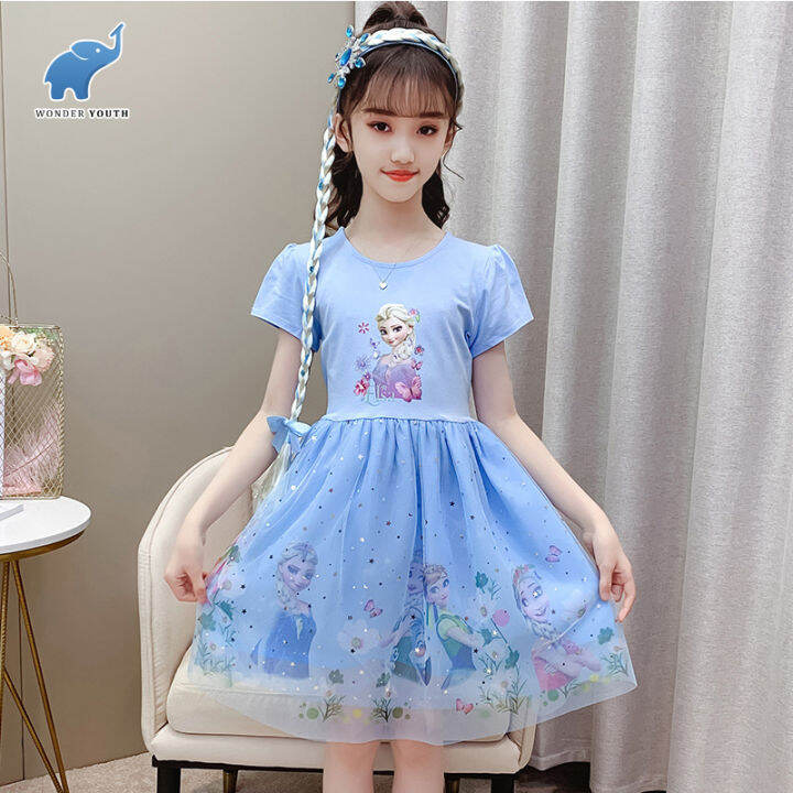 Tumama Kids Đầm Trẻ Em Gái Đầm Công Chúa Thời Trang Trẻ Em Elsa ...