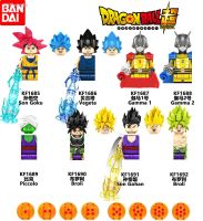 Bandai Qsv35 Dos Desenhos Animados อนิเมะดราก้อนบอล Blocos De Construção Tijolos 8 Pçs Goku Vegeta Mini Figuração Crianão AS Conto Brinquedos Presentes