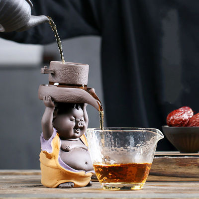 Purple Sand Pig Statue Tea Filter Coffee Filtration tea filter tea strainer tea cup strainer