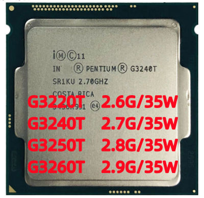 โปรเซสเซอร์เดสก์ท็อป CPU แบบ Dual-Core LGA1150 22นาโนเมตร G3260T G3250T G3240T G3220T Pentium