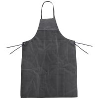 Heavy Duty Waterproof Rubber Vinyl Apron Industrial PVC Adjustable Rubber Butcher Apron for Men