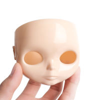 1 PC 16 Blyth DIY Doll Factory Dolls Faceplate With Backplate 30cm Plastic Blyth No Makeup Face and Screw Toys Accessories