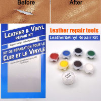 Heatless Liquid Leather Vinyl Repair Kit เครื่องมือสำหรับเบาะรถยนต์ Couches Coats Holes Scratch Cracks