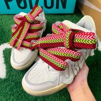 Fashion Flat Shoelaces for Sneakers AF1 Shoe laces Color Weave Widening 1.5/2/3cm Shoelace Luxury Brand Laces Shoes Strings