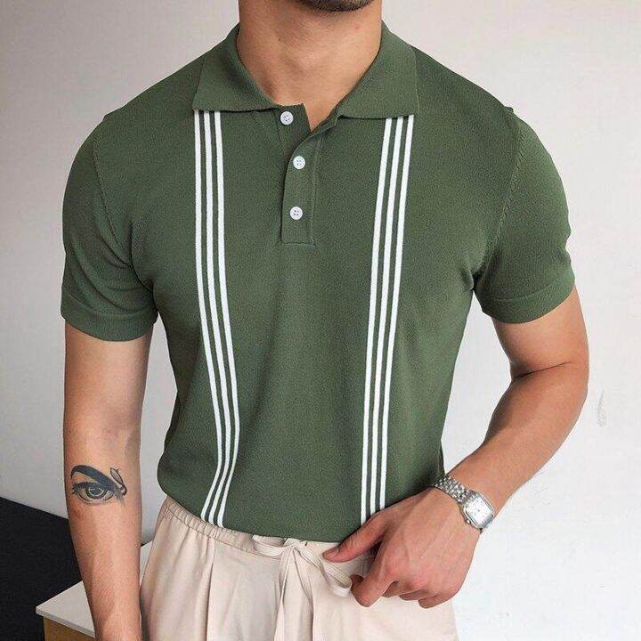 mens retro polo