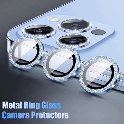 กระจกป้องกันเลนส์กล้องถ่ายรูป,สำหรับ iPhone 13 12 11 14 Pro Max ป้องกันหรูหราด้านหลัง