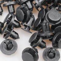 [HOT AIXUSACJWII 526] 10Pcs เส้นผ่านศูนย์กลาง8มม. พลาสติกสีดำ Auto Fasteners Rivets คลิปรถกันชนประตูแผง Fender Liner คลิป Retainer ภายใน