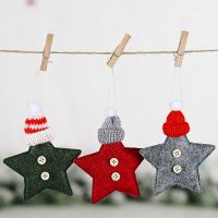 Christmas Decoration Felt Deer Christmas Tree Pendant Ornaments Mini Elk New Year kids gift Xmas Decor Home Party Decorations