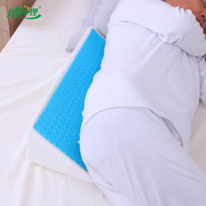 Medyeye Gel triangle wedge pillow with doublelayer covermultiple