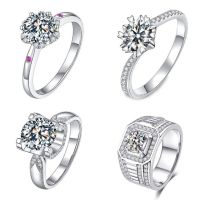 SR5 Rings with Crystal Delicate Design Accessories Gift for Anniversary Temperament Lady Men