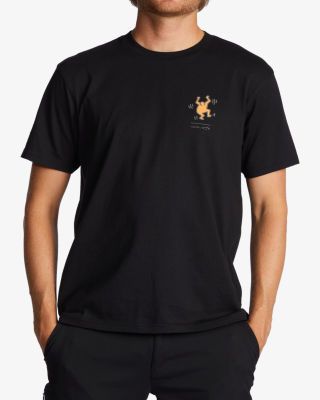 Billabong เสื้อยืดผู้ชาย Keith Haring Bash - T-Shirt 231 ABYZT01481-BLK