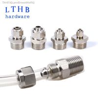 ✢● Pneumatic Connector Quick Screw Adapter Copper Nickel Plating PC6 8 10mm Fast Twist Joint Male Thread 1/8 1/4 Hose FIittings