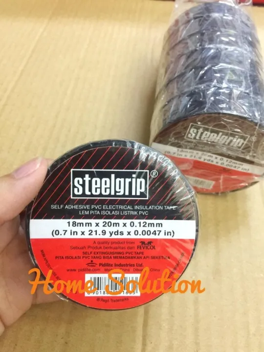 ISOLASI LISTRIK PVC STEELGRIP SELF ADHESIVE PVC ELECTRICAL INSULATION ...