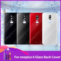 เคสฝาหลังปิดโทรศัพท์สำหรับ Oneplus 6หลังกระจกหลังประตูสำหรับ One Plus 6ฝาหลังปิดโทรศัพท์1+ 6เคสพร้อมเลนส์กล้องถ่ายรูป