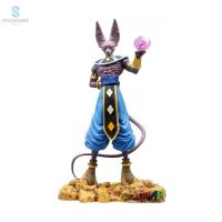 STATIONERY Beerus ของขวัญสำหรับเด็ก โมเดลสะสมได้ Scultures ฟิกเกอร์ของเล่น เพชรประดับขนาดเล็ก หุ่นจำลองดราก้อนบอล โมเดลหุ่นรูป หุ่นจำลอง beerus เครื่องประดับตุ๊กตาผ้า