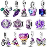 【CC】□▲  925 Charms Dangle Beads Original Diy Pendants