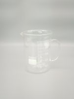 Glass beaker with handle บีกเกอร์แก้วมีหูจับ ขนาด 500 1000ml