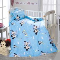 3PCS Baby Bedding Set Cotton Baby Crib Bedding Set 120*60 Baby Cot Bedding Set Quilt Cover Pillow Case Mattress Cover CP26