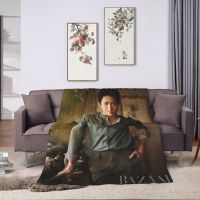 XZX180305  Mark Prin Harpers BAZAAR Customized Custom Sofa Blanket Ultra-Soft And w a rm Throw Blankets For Couch/Bed/Outdoor