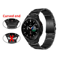 Stainless Steel Strap for Samsung Galaxy Watch 4 46mm 42mmWatch4 44mm 40mm Band Curved End Metal Band bracelet Original Strap