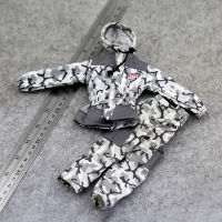 12inch Doll 16 Male Soldier Fashion Trend Camouflage Uniform Snow Hooded Camouflage Top Pants 12 Inch Action Figure Accessories