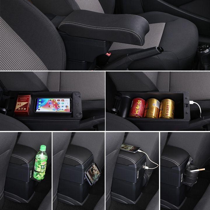 hot-dt-yaris-armrest-box-for-hybrid-car-dedicated-multi-function-usb-rechargeable-ashtray-2015-2021