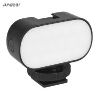 Andoer ST15RGB Mini LED แฟลชวิดีโอ RGB Vlog เติมแสง7สีไฟ CRI95 + Built-In แบตเตอรี่ลิเธียมรองเท้าเย็นสำหรับสมาร์ทโฟนกล้องแอคชั่นแคมเมรา Vlog ที่ถ่ายทอดสด