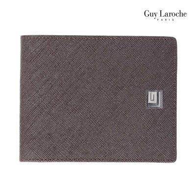 Guy Laroche กระเป๋าสตางค์พับสั้น รุ่น SOWON - สีน้ำตาล