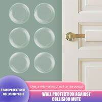 Mute Door Stoppers Wall Protection Safety Shock Absorber Door Handle Bumpers Security PU Waterable Transparent Wall Protectors Decorative Door Stops