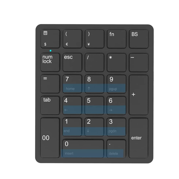 Wireless Number Pads Portable 2.4 GHz Number Keyboard Numeric Keypad for Laptop, PC, Desktop