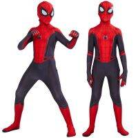 Iron Spider-Man tights ชุดเด็ก หมวกเปิดศีรษะ ของเล่นเด็ก cos เสื้อผ้า spot