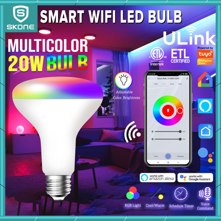 Light bulb that changes color with sale music