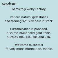 Gemicro 925สินค้าอัญมณีเงินปรับแต่งได้,แหวน,ต่างหู,สร้อยคอจี้,กำไลข้อมือเครื่องประดับที่ดีสำหรับผู้หญิงและผู้ชาย