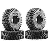 4Pcs 62mm 1.0 Inch Super Soft Rubber Wheel Tire Tyre for 1/18 1/24 RC Car Axial SCX24 AX24 Traxxas TRX4M FMS FCX24