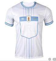 High quality stock 9 2022 Uruguay home soccer uniform suarez 15 barr wades away kit