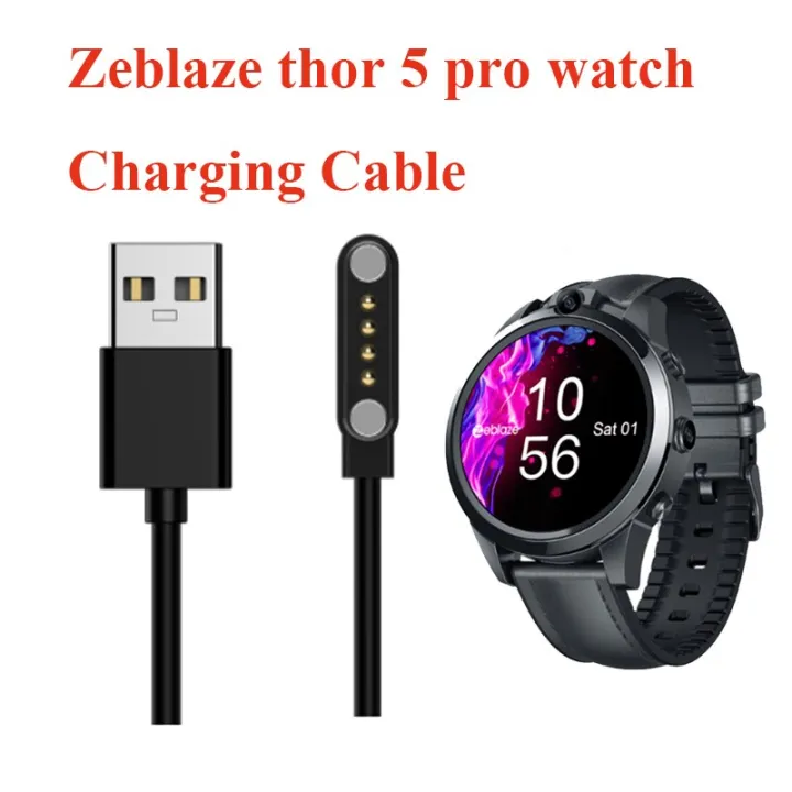Şarj Cihazı Akıllı Saat Zeblaze Thor 5 Pro Manyetik USB Şarj Kablosu ...